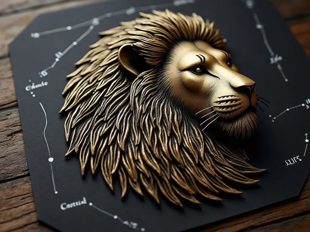 J'aime cette version tracée à la main: la constellation du Lion est bien plus discrète dans le ciel que l'archétype ne le laisse croire.