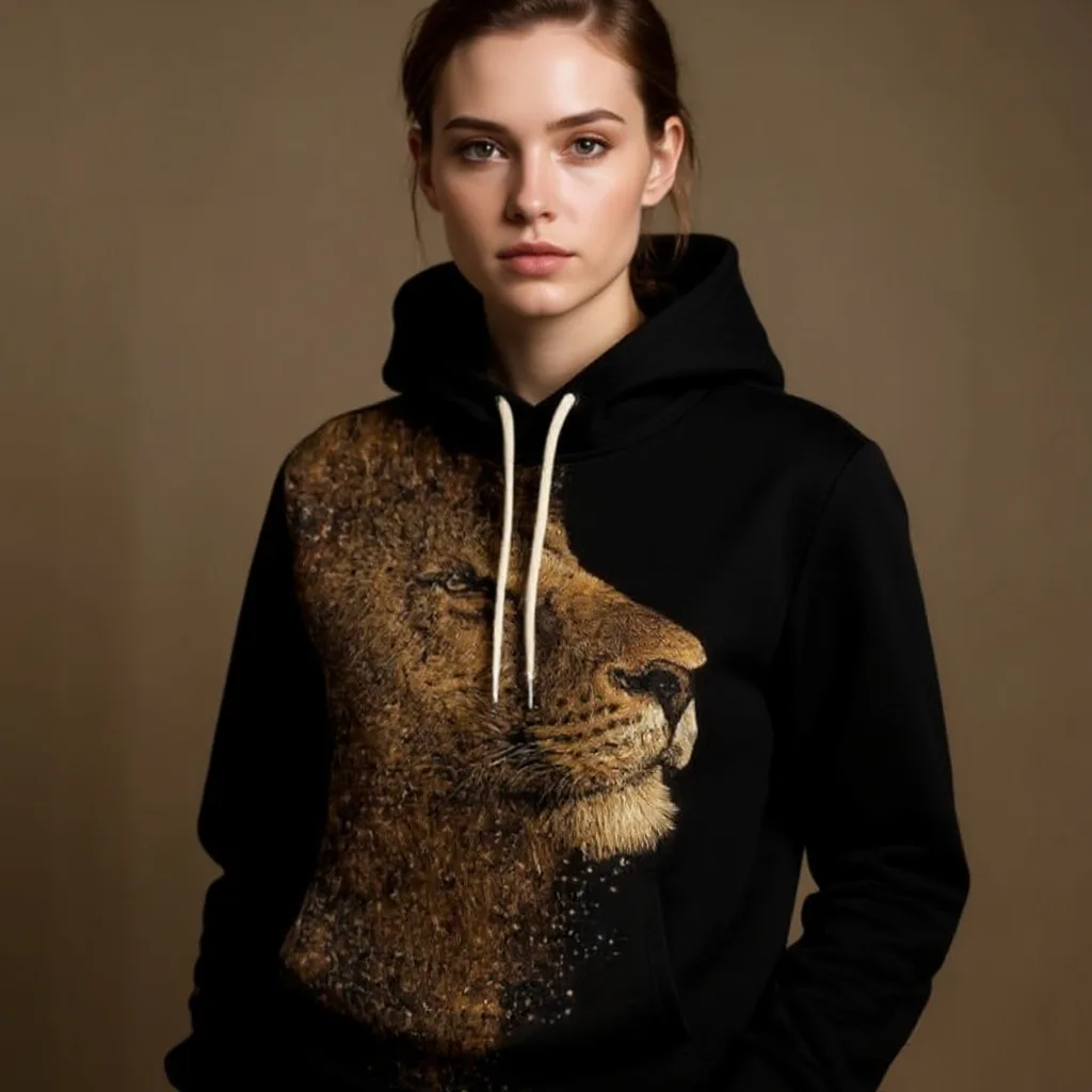 Sweat Lion Crinière d'Or