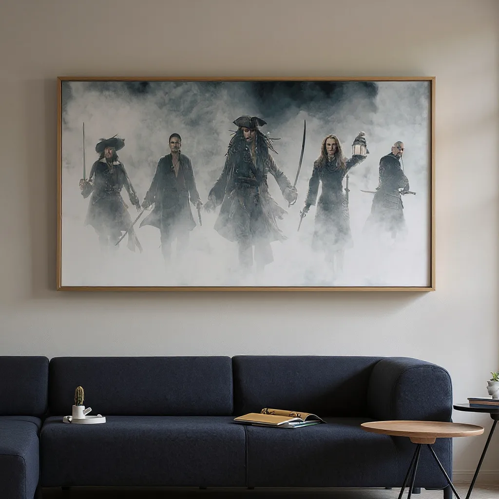 Tableau Pirate des Caraïbes