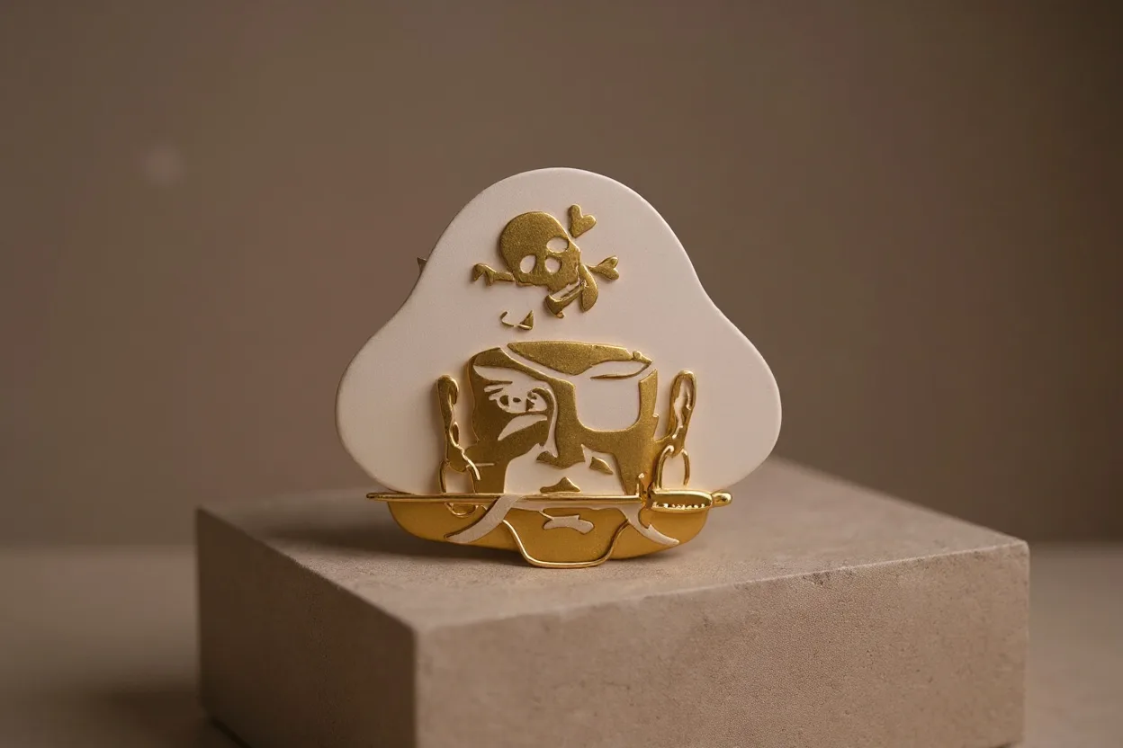Drapeau Pirate tete du capitaine
